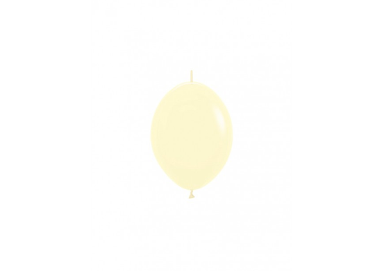 Sempertex Matte Yellow 6" Link-O-Loon 50pk