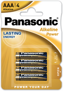 Panasonic Bronze Alk Power Batteries AAA 4pk