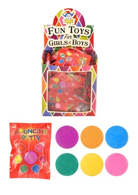 Henbrandt 60 Pack Party Favours Bouncing Putty 5g