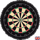 Oaktree foil balloon shaped like a 30-inch dartboard, bright colors and printed dartboard design, festive decoration.
