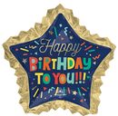Anagram Bright Blocks Birthday 34" Foil Balloon