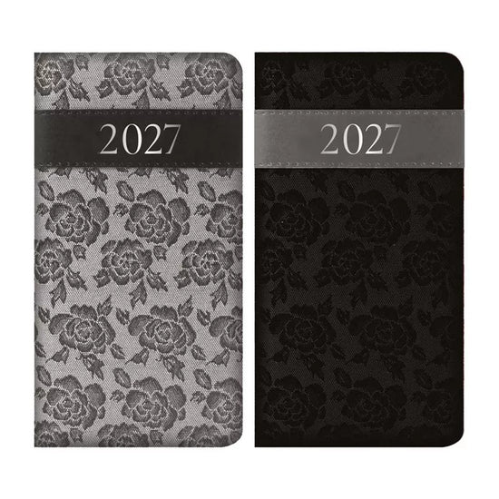 Diary Slim WTV Fabric Two Tone Rose 2027 18pk