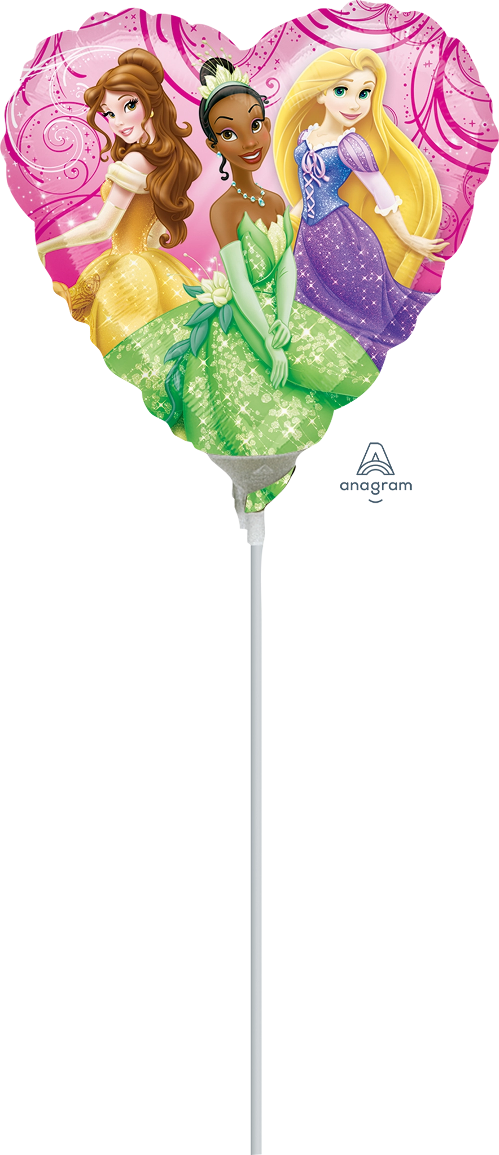 Anagram Princess Garden 9" Air Fill Foil Balloon