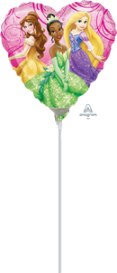 Anagram Princess Garden 9" Air Fill Foil Balloon