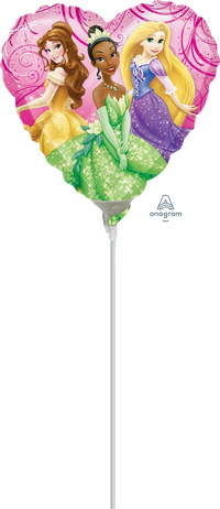 Anagram Princess Garden 9" Air Fill Foil Balloon