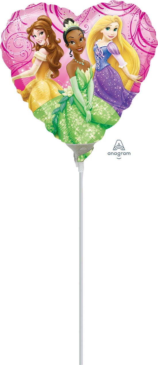 Anagram Princess Garden 9" Air Fill Foil Balloon