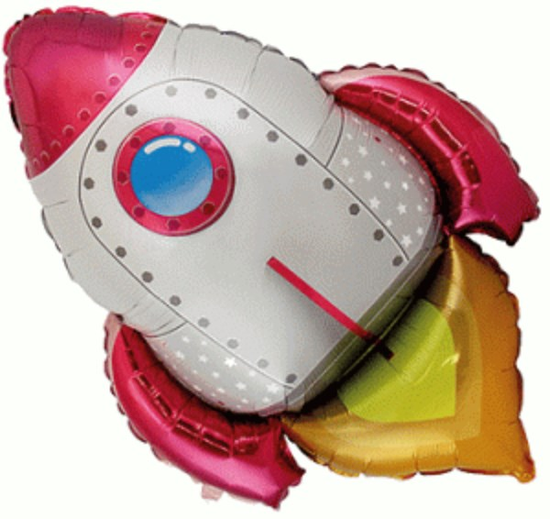 Red Rocket 30" Large Foil Balloon