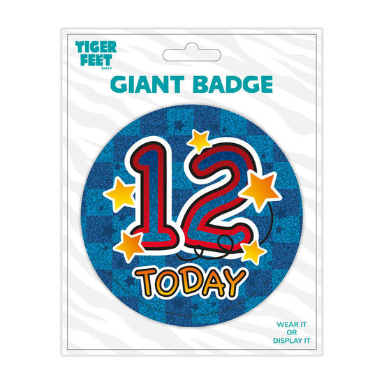 Big Badges Age 12 Male 6pk