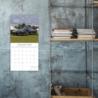Gifted Stationery Calendar Super Cars 2027