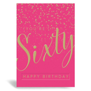 Prelude Pzazzle C50 Birthday Age 60 6pk