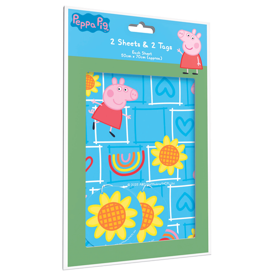 IG Design Group Flatwrap & Tags Peppa Pig