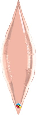 Rose Gold 38" Taper Foil Balloon