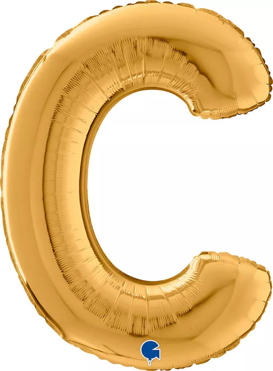 Grabo Foil Balloon Gold 26" Letter C