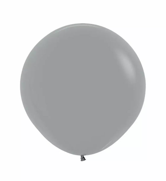 Sempertex Urban Grey 24" Latex Balloons 3pk