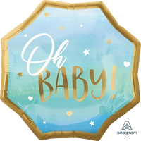 Anagram Blue Baby Boy 22" Supershape Foil Balloon