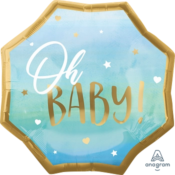 Anagram Blue Baby Boy 22" Supershape Foil Balloon