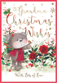 Simon Elvin 6 Pack Cards C50 Christmas Grandma