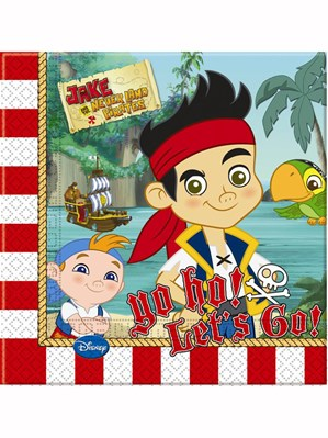 Jake And The Neverland Pirates Paper Napkins 20pk