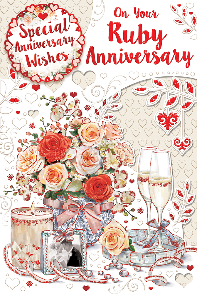 Xpress Yourself 6 Pack Cards C75 Ruby Anniversary