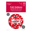 Eurowrap Foil Balloon Merry Christmas 18