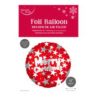Eurowrap Foil Balloon Merry Christmas 18