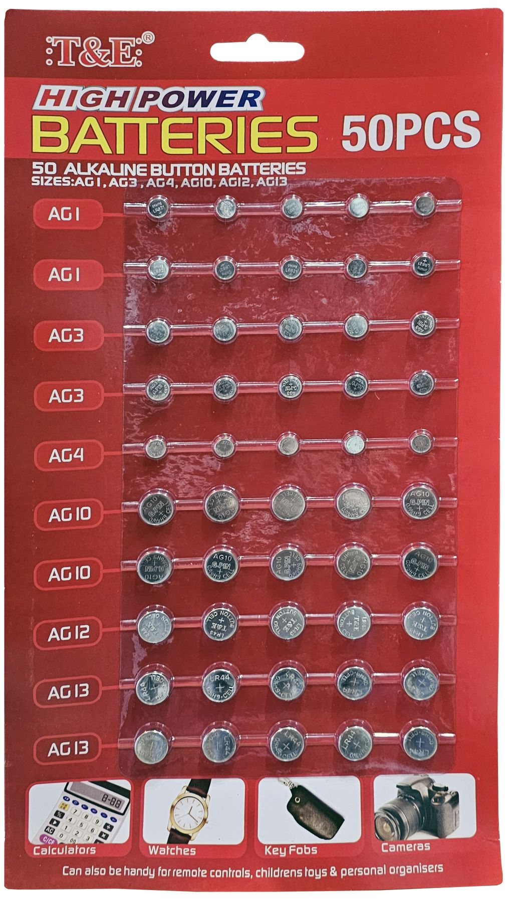 Keep It Handy 50pk Batteries Assorted