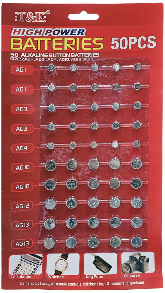 Keep It Handy 50pk Batteries Assorted