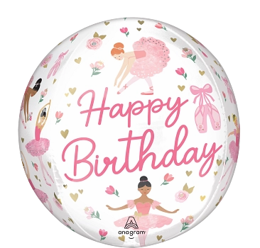 Anagram Foil Balloon Ballerina Girl Birthday 16