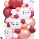 Cheers Top Print 11" White Latex Balloons 25pk