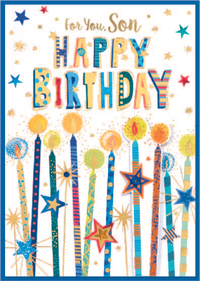 Isabel's Garden 6 Pack Cards C50 Birthday Son