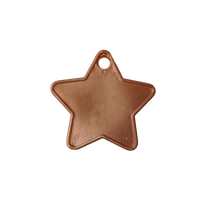 Sear 100 Pack Balloon Weight Star Rose Gold