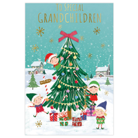 Prelude 6 Pack Cards C75 Christmas Grandchildren