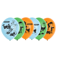 Rusty Rivets Latex Party Balloons 6pk