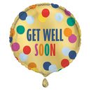 Unique Foil Balloon Get Well Soon 18"