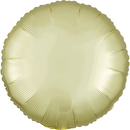 Anagram Satin Pastel Yellow Round 18" Foil Balloon