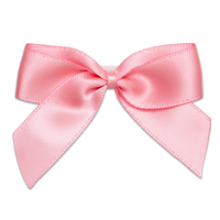 Italian Options 12 Pack Ribbon Bows Pink 5cm