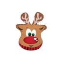 Christmas Reindeer 9" Mini Shape Foil Balloon