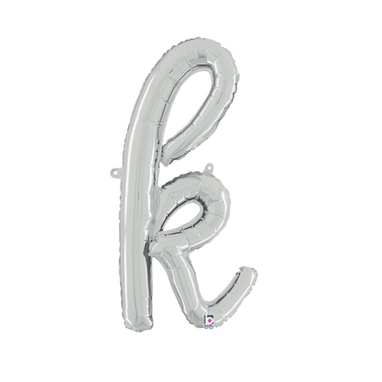 Grabo Foil Balloon Silver 14" Letter K