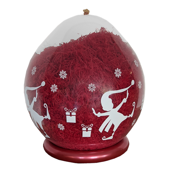 Christmas Elf 18" Clear Stuffing Balloons 25pk