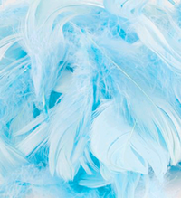 Eleganza Light Blue Mixed Feathers 50g