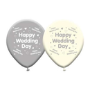 8pk Latex Balloons Wedding Day