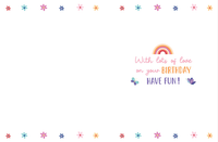 Regal 6 Pack Cards 8x6 Birthday Granddaughter