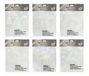 Window Clings White 18x21cm 48pk
