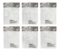 Window Clings White 18x21cm 48pk