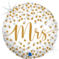 Grabo Mrs Confetti Dots 18" Foil Balloon