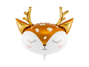 Blushing Reindeer Head 28" Large Foil Balloon