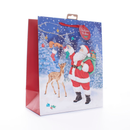Gift Bag Christmas Wishes Santa Medium 12pk