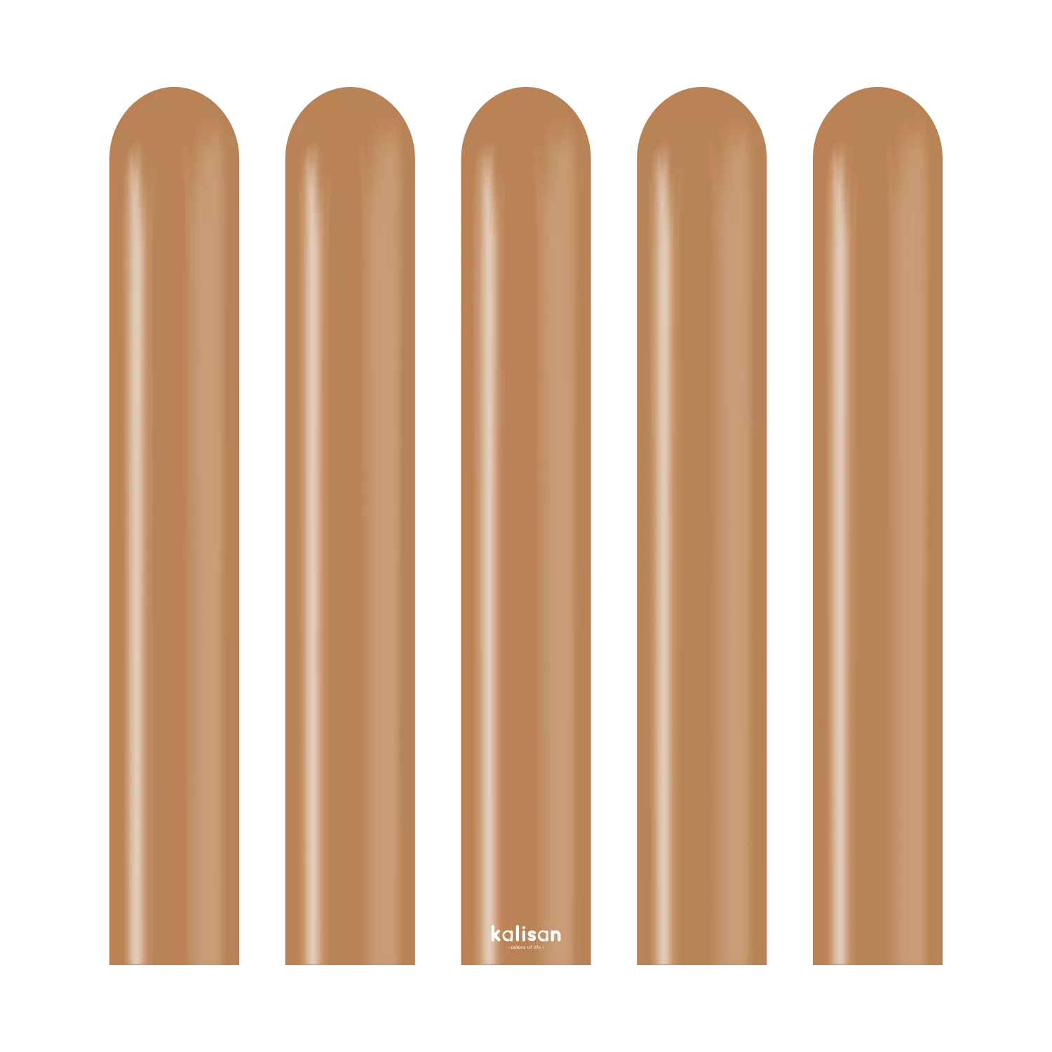 Kalisan 260 Nozzle Up Latex Caramel Brown modeling latex in a 100-pack, suitable for detailed latex crafting and modeling projects.