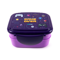 Puckator Lunch Box With Cutlery Game Over