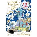 Xpress Yourself C75 Birthday Age 12 Grandson 6pk